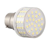 HEEPDD Lampada a Mais LED B22, Lampadina a Risparmio Energetico in ABS 10W 1000LM per Illuminazione di Soffitti e Armadi (luce bianca)