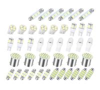 HEEPDD Lampadine a LED per Cabina Super Luminose 20 Pezzi Kit Luci a Cupola per Auto a LED, Lampadine per Interni Bianche Luminose a Risparmio Energetico per Camion e, Installazione Semplice (42PCS)
