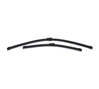 HEEPDD Lampe del Tergicristallo Flessibile Nero per Parabrezza Adatte per MK2 2004-2011, Facile Installare, 2 Pezzi Set per Auto con Giro Sinistro