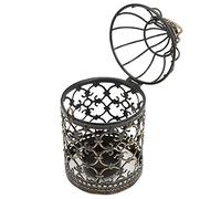 HEEPDD Lanterne a Candela Decorative, Supporto, Lanterna Tealight Europea retrò con Gabbia per Uccelli per Matrimoni e Feste Lanterne a Candela Decorative, in Ferro Nan Oggetti da Collezione (#1)