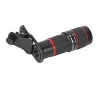 HEEPDD LENS Zoom a Fuoco Lungo 20x, Lenti per la Fotocamera per Telefono Ad Alta Definizione con Clamp/Holder per Tablet Smartphone Pc 20x Obiettivo Zoom a Fuoco Lungo, a Portatile Leggero