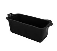 HEEPDD Liner di Catcher del Grasso in Silicone, Rivestimento per la Perdita di Perdite Riutilizzabile per Il Campeggio per Barbecue Semplificare Le Esperienze di Cottura e Grigliate NAN (Black)