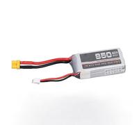 HEEPDD Lipo-Akku, Batteria Ai Polimeri di Litio, Batteria RC 850mAh 3S per Modello di Aereo con Spina XT30 (2S)