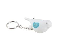 HEEPDD Localizzatore di Chiavi per Auto, Controllo del Suono, Funzione Torcia a LED, Ideale per Uso Domestico o in Ufficio, Blu (WHITE)