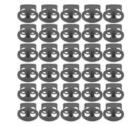 HEEPDD Lock di Blocchi del Cavo da 30 Pc con Cavo Metallico, Corda a Corda del Cordino Arrugginito per lo Zaino per Laccio di Abbigliamento per Core (#4)