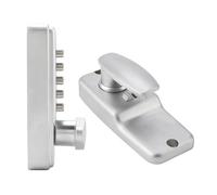 HEEPDD Lucchetto con Codice in Lega di Zinco, Combinazione da 2-8 Cifre, per Porte da Ufficio e Interne, Spessore Porta da 30-60 Mm Ferramenta e Serrature per Porte e Finestre