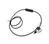 HEEPDD Luci a LED per l'ispezione di Tubi e Motori in 1 Endoscopio USB con Lente da 3,9 Mm e 6 Strumenti e Misuratori Nan (Cavo morbido da 1 metro)
