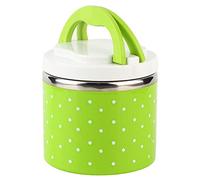 HEEPDD Lunch Box Coibentato in Acciaio Inossidabile, Contenitore per Alimenti per la Conservazione del Calore con Doppi Manici da 630 Ml, con Anello in Silicone Migliore Tenuta,