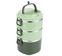 HEEPDD Lunch Box in Acciaio Inossidabile, Set per la Conservazione e l'organizzazione degli Alimenti Contenitore per Alimenti con Chiusura di Sicurezza per Mense Scolastiche e Picnic all'aperto