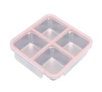 HEEPDD Lunch Box in Acciaio Inossidabile, Set per la Conservazione e l'Organizzazione degli Alimenti Contenitori per Alimenti per Adulti, A Prova di Perdite Lavabili in Microonde, Lavabili in (rosso)