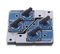 HEEPDD Magnete per Saldatura 2 Pezzi, Supporto per Saldatura Regolabile a 90 Gradi, di Trazione Elevata 28 Kg per Progetti di di Piastre e Tubi in Acciaio