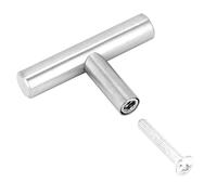 HEEPDD Maniglie in Acciaio Inossidabile, Eleganti Pomelli per Mobili, Maniglie con Barra a T Robuste Ed Eleganti per Cassetti e Armadi Cucina (50MM)