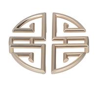 HEEPDD Maniglie per Mobili Cinesi, Maniglie Vuote per Mobili, in Lega di Zinco da 2 Pezzi, Stile Tradizionale Cinese, Design Elegante per Armadi e Librerie Nan