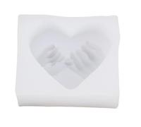 HEEPDD Mano in Silicone a Mano Stampo, Coppia Romantica Stampo Fondente Adatto per le Caramelle Al Cioccolato per Anni di Torte Nuziali