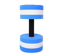 HEEPDD Manubri Galleggianti sull'acqua, Materiale in Schiuma di Gomma, Aumentano il Peso con l'acqua, Ideali per Esercizi in Piscina, Allenamento Fitness, Attrezzatura Acquatica da 248 G (blu e