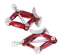 HEEPDD Martinetto di Sollevamento RC Universale in Metallo, Strumento Rosso di Altezza per Auto RC 1/10, Ideale per SCX10 D90 e Martinetto di Sollevamento Universale in Metallo, Giocattolo Modello Nan