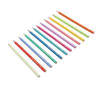 HEEPDD Matite Set di Matite Pratiche, a 12 Colori Antimiellata Manico in Legno Vivido Set di Multifunzionale di Colorate per la Scrittura del Journaling Nan
