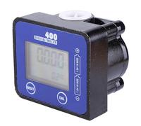 HEEPDD Messore di Carburante in Alluminio Blu con Display LCD, Controllo di Misurazione Ad Alta Precisione per Olio Motore, Cherosene, 1/2 Ingresso e Uscita NAN