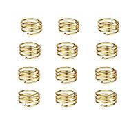 HEEPDD Metall Spiral National Ring 12 Pezzi Porta Decorativa Lavabile per Cerimonie Nuziali Cena del Banchetto