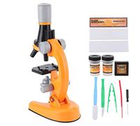 HEEPDD Microscopio Biologico Ad Alta Potenza, Materiale Plastico, Ingrandimento da 40X a 1200X, Microscopio Educativo Portatile per Studenti e Laboratorio Domestico Altre Forniture per Escursioni e