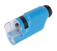 HEEPDD Microscopio Tascabile, Apprendimento e Istruzione Microscopio per Bambini con Luce a LED Regolabile per Studenti Scienziati e Appassionati di Natura Tascabile, Portatile Portatile Resistente