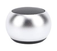 HEEPDD Mini Altoparlante BT, Design Portatile in Lega di Alluminio, Volume Alto per Uso Interno Ed Esterno, capacità della Batteria da 300 MAh (SILVER)