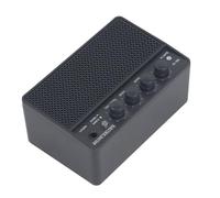 HEEPDD Mini Amplificatore di Amplificatore per Chitarra Elettrica Portatile 10w in Plastica Ricaricabile per Pratica, connettività BT per Iosandroid, di Pratica Elettrica Portatile per ortolubinno.