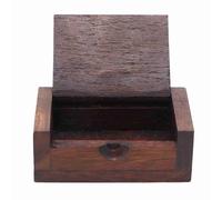 HEEPDD Mini Porta Stuzzicadenti, Scatola Portatile per Stuzzicadenti in Legno con Superficie Lucidata a Mano, per Uso Domestico, Bar, Hotel, Ristorante