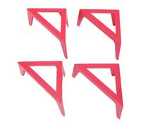 HEEPDD Mini Supporti in Tela ABS 8 Pezzi Piedini in Tela Portatili per Artisti, Supporti in ABS Elevano la Pittura per Interni Ed Esterni per Principianti e Professionisti Nan (rosso)