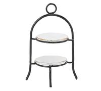 HEEPDD Mini Supporto per Cupcake per Casa delle Bambole, Supporto per Torta in Miniatura, 2 Pezzi 1:12 Accessori per Casa delle Bambole Mini per Torta per delle per la Decorazione della delle ,