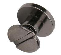 HEEPDD Mini Viti per Rilegatura 100 Pezzi Rivetti in Ottone, Rivetti in Pelle Piatta Resistente per Artigianato, Ideali per Cinture, Borse e Scarpe - Mini Viti per Rilegatura da 6,5 mm Nan (rame 3)