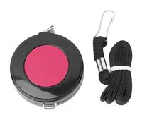 HEEPDD Misura di Nastro Morbido, Nastro di misurazione Biadesivo in plastica Retrattile con Pulsante per Cucito e su Misura 150 cm / 60 Pollici(Rosso)