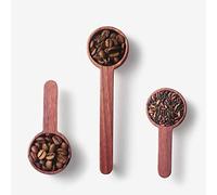 HEEPDD Misurino con Manico Lungo, Misurino da in Noce Nera per Farina di caffè, Materiale per Uso Alimentare, Perfetto per Cuocere Al Forno e Cucinare Forniture di caffè e tè (manico corto)
