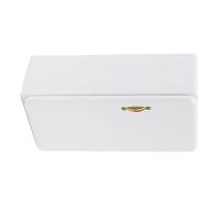 HEEPDD Mobili in Miniatura Frigorifero per Casa delle Bambole in Scala 1:12, Mobili in Legno Bianco in Miniatura per Esposizione e Collezione di Box/Cover delle Bambole e Giocattoli di Peluche