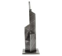 HEEPDD Modello 3D della Torre della Bank of China, Kit di Architettura in Lega, Design Raffinato Perfetto per l'arredamento della Casa e Come Regalo, Modello Alto 7,9 Pollici per Collezionisti Ed