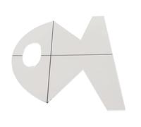 HEEPDD Modello Accogliente per Ciotola, Righello per Quilting in Acrilico, Design Trasparente con Opzioni Multi-dimensione per Lavori Fai da Te e Progetti di Cucito Domestico