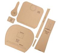 HEEPDD Modello Acrilico per Borsa a Tracolla, Kit Modello Portafoglio Trasparente Resistente per Artigianato in Pelle Fai da Te, Ottimo per Artigiani e Appassionati di Cucito