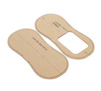 HEEPDD Modello Acrilico per Borsa Portamonete, Stencil Trasparente per Taglio Preciso della Pelle, Strumento Artigianale Versatile Adatto a Tutti i di Pelle, Marcatura Semplice con Punteruolo o Penna,