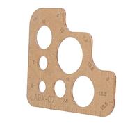 HEEPDD Modello Acrilico, Utensili da Taglio a Righello Rotondo Trasparente per Artigianato Che Produce Nan