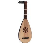 HEEPDD Modello di Chitarra Cinese, Ottima Fattura, Delicati Ornamenti per Modello di Liuto per Casa delle Bambole