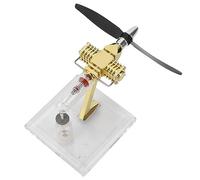 HEEPDD Modello di Motore Stirling Ad Aria Calda, Giocattolo per Esperimenti Scientifici per Bambini, Apprendimento Pratico della Fisica con da 3700 Giri/min