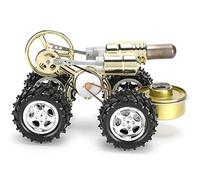HEEPDD Modello di Motore Stirling Ad Aria Calda, Kit Scientifici e Giocattoli Costruzione di Auto in Miniatura Motore Educativo Fisica Esperimento Scientifico Giocattolo per Amici Famiglia Bambini
