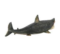 HEEPDD Modello di Squalo Megalodonte Figurina Marina Realistica Intricati Dettagli Realistici per gli Appassionati del Mare Esplorazione Educativa degli Ecosistemi Oceanici Dimensioni del Display da