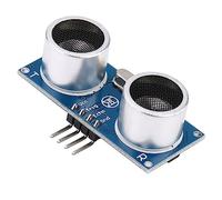 HEEPDD Modulo Sensore di Misurazione Ultrasonica HCSR04 con Uscita di Commutazione per Moduli Antifurto, Procedure di Riferimento della Spiaggia per C51, PIC18F877, per Test MCU, Bianco