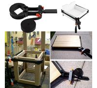 HEEPDD Morsetti a Fascia a Sgancio Rapido Morsetto a Cinghia Regolabile con Ganascia a 4 Angoli, Morsetto per Cornici per la Lavorazione del Legno, Strumento di Serraggio per Assemblaggio di Mobili