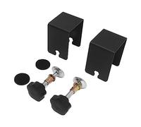 HEEPDD Morsetti per Installazione Frontale per Cassetti da 2 Pezzi, Morsetti di Fissaggio in Plastica in Acciaio per Allineamento Frontale per Cassetti Dell'armadio, con Processo di