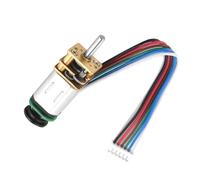 HEEPDD Motoriduttore DC 6V 2W, Encoder Hall GBMQ GM12BY20 in Metallo con Disco Codificato Magnetico, per Serrature Elettroniche Macchinine Fai da Te Piccoli Robot (6V 70RPM)