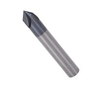 HEEPDD Mulino dell'estremità a Campione 3 Flauto a 90 ° Bit di Fresatura in Acciaio di Tungsteno per Strumento di Intaglio di Lucidatura a CNC, Adatto per gli Strumenti di Taglierina in Alluminio e