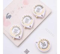 HEEPDD Nastro di Misurazione Sartoriale Flessibile, Righello Rotolante Ergonomico Misurazione Precisa dell'abbigliamento per il Corpo, Strumento di Cucito Compatto per Alterazioni, Uso Domestico,