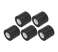 HEEPDD Nastro per Tubi del Condizionatore d'aria 5 Pezzi Nastro per Tubi del Condizionatore d'aria, Ignifugo Resistente all'olio in PVC Larghezza 6 Cm per Apparecchiature Elettriche Cavi (BLACK)